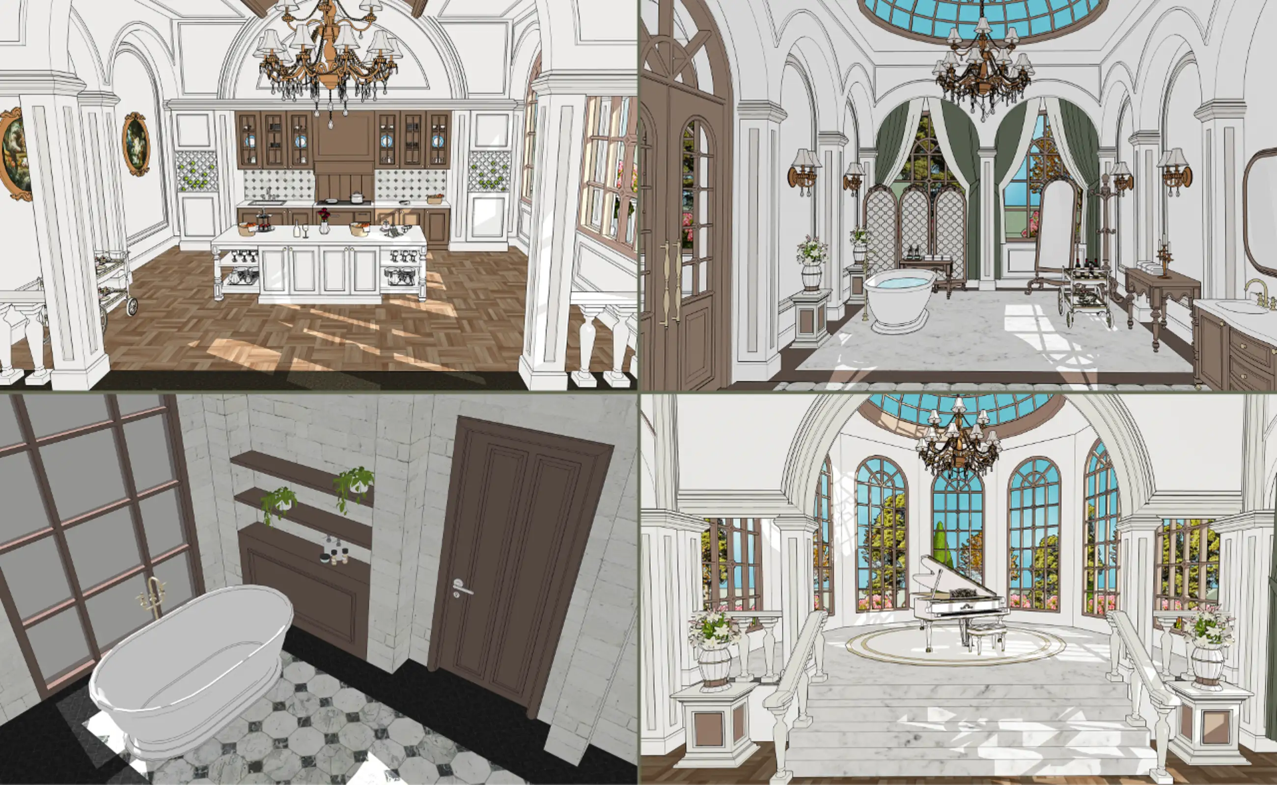 Classical House [Interior Set]