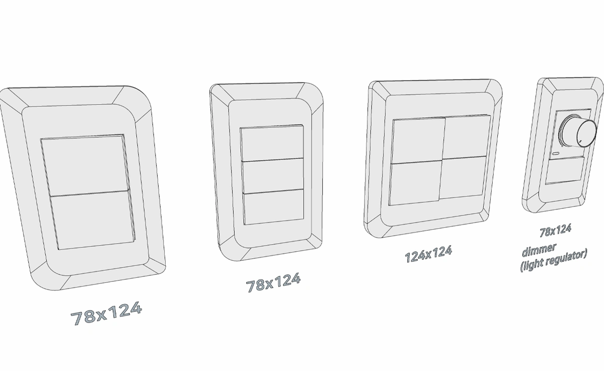 Switch dimmer hardware outlet