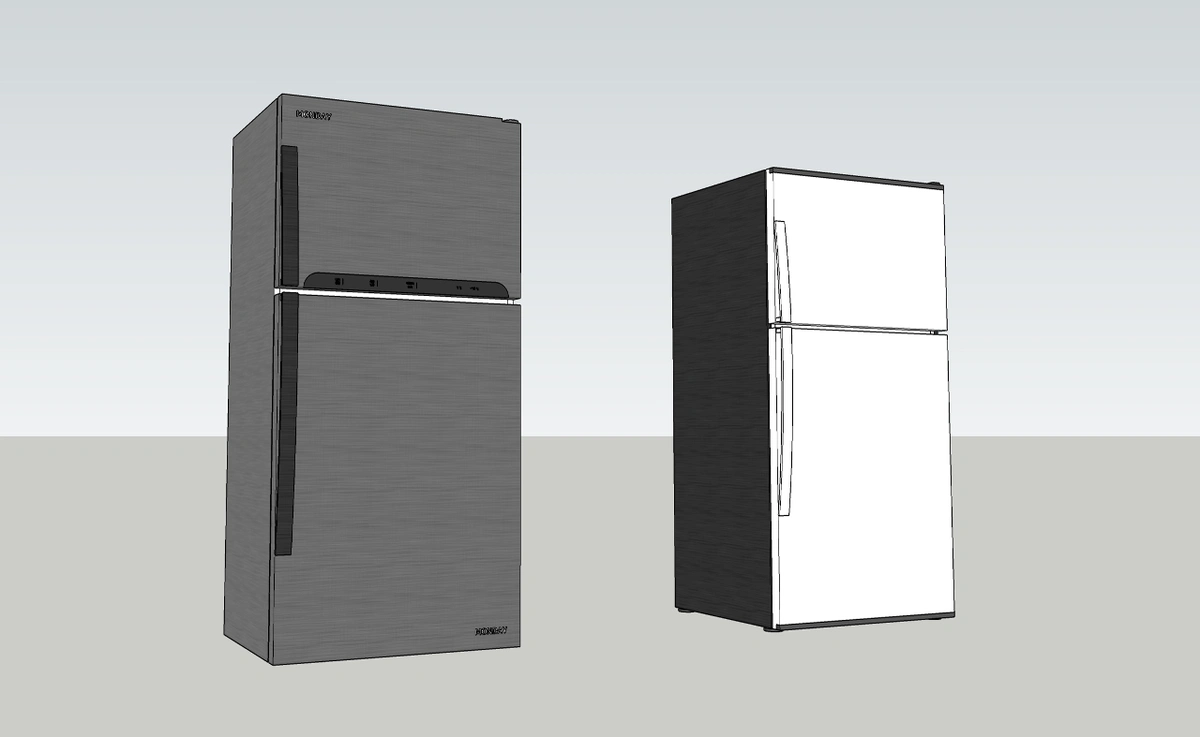 Two refrigerators