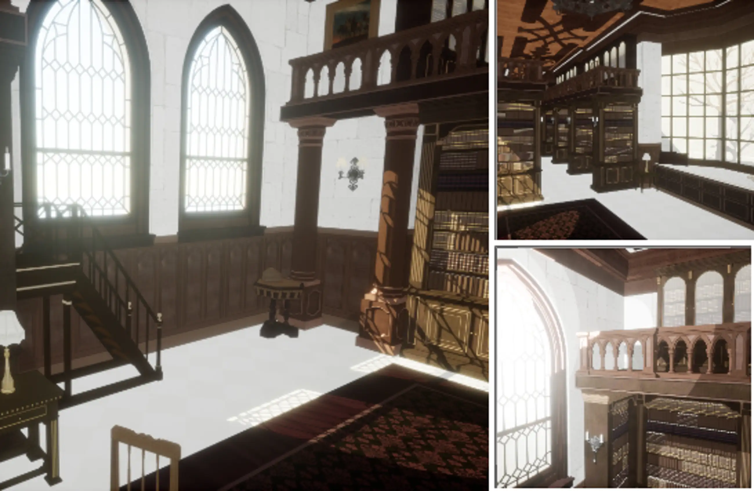 Duke of the North Winter Castle Study & Library