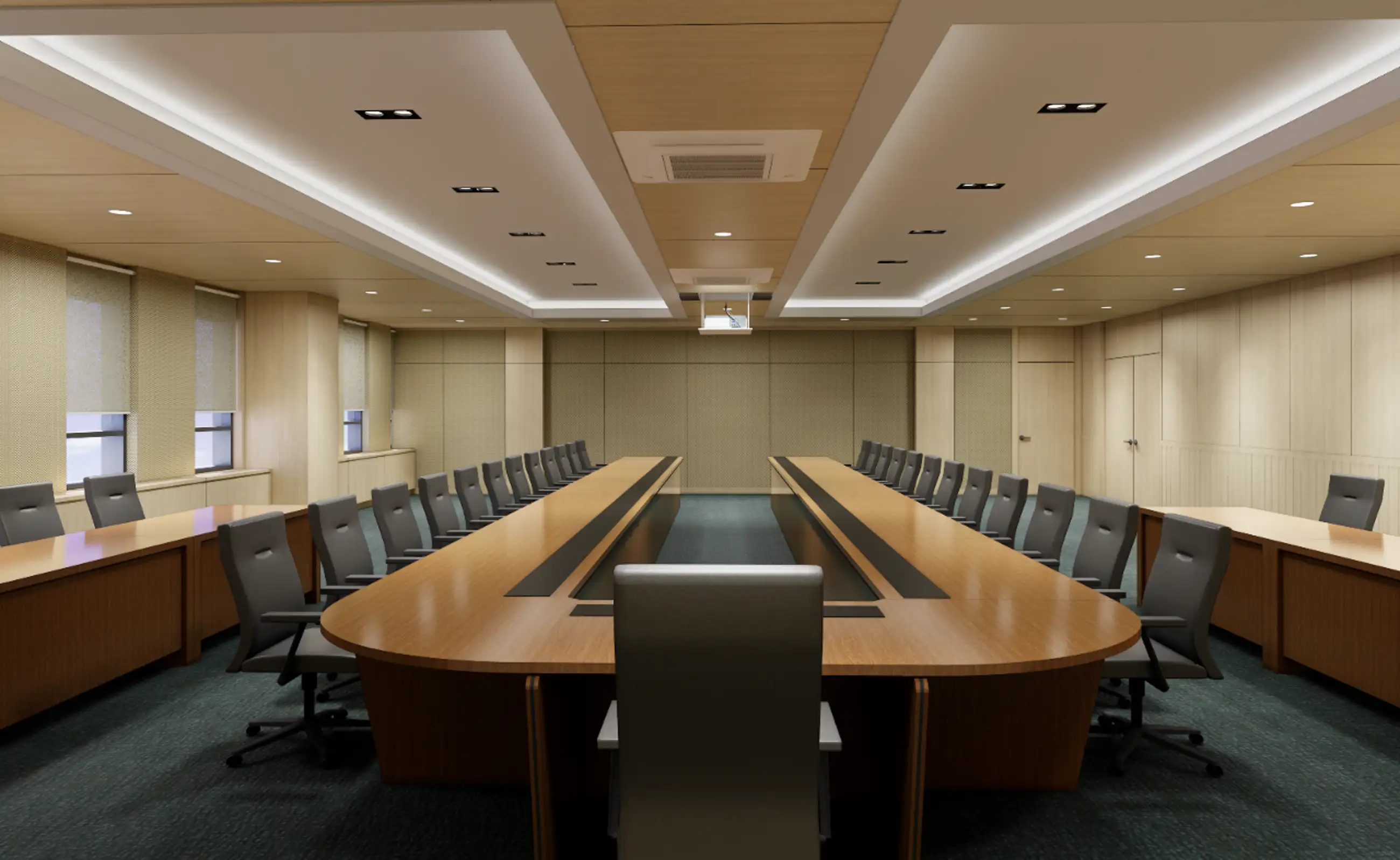 Conference room in a government office