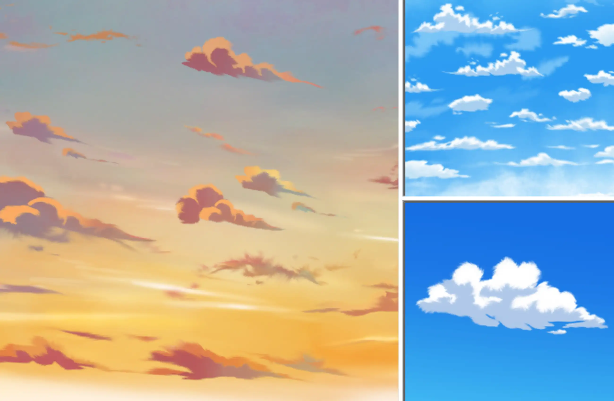 Sky and Cloud For Webtoon
