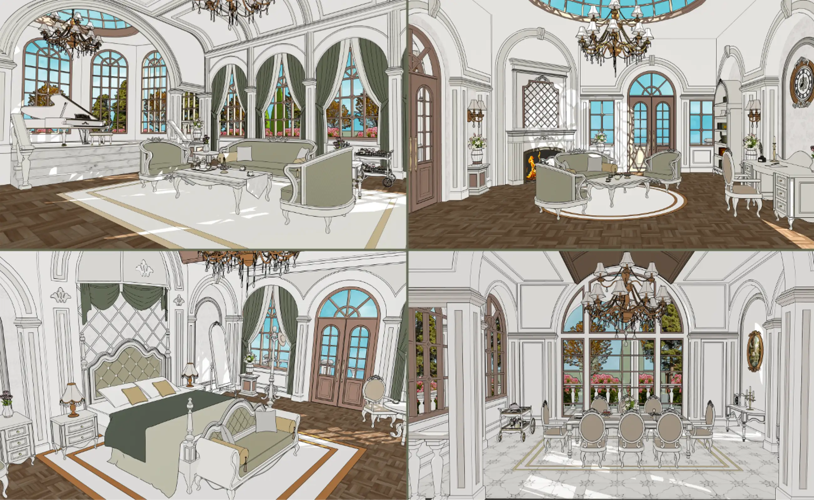 Classical House [Interior Set]