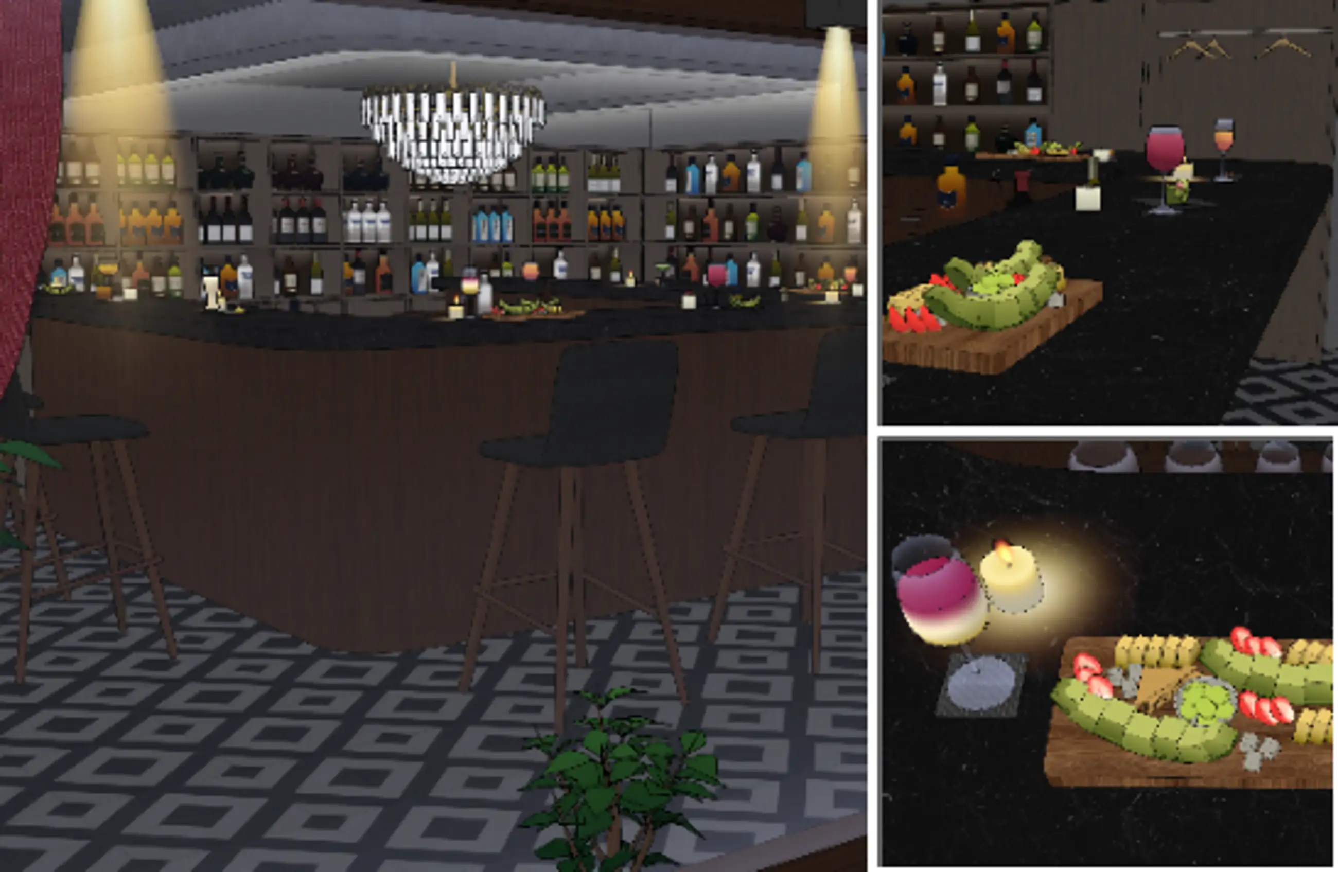 Private cocktail bar