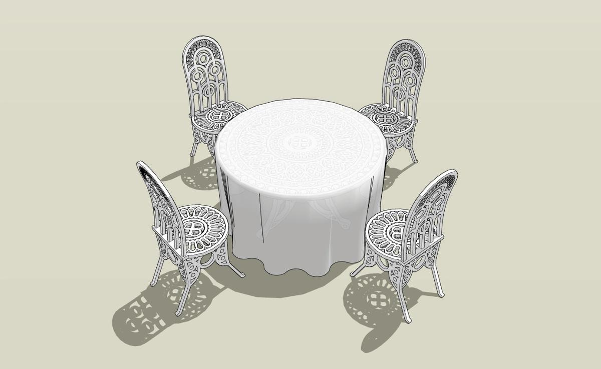 Interactive Iron Table Set [1]