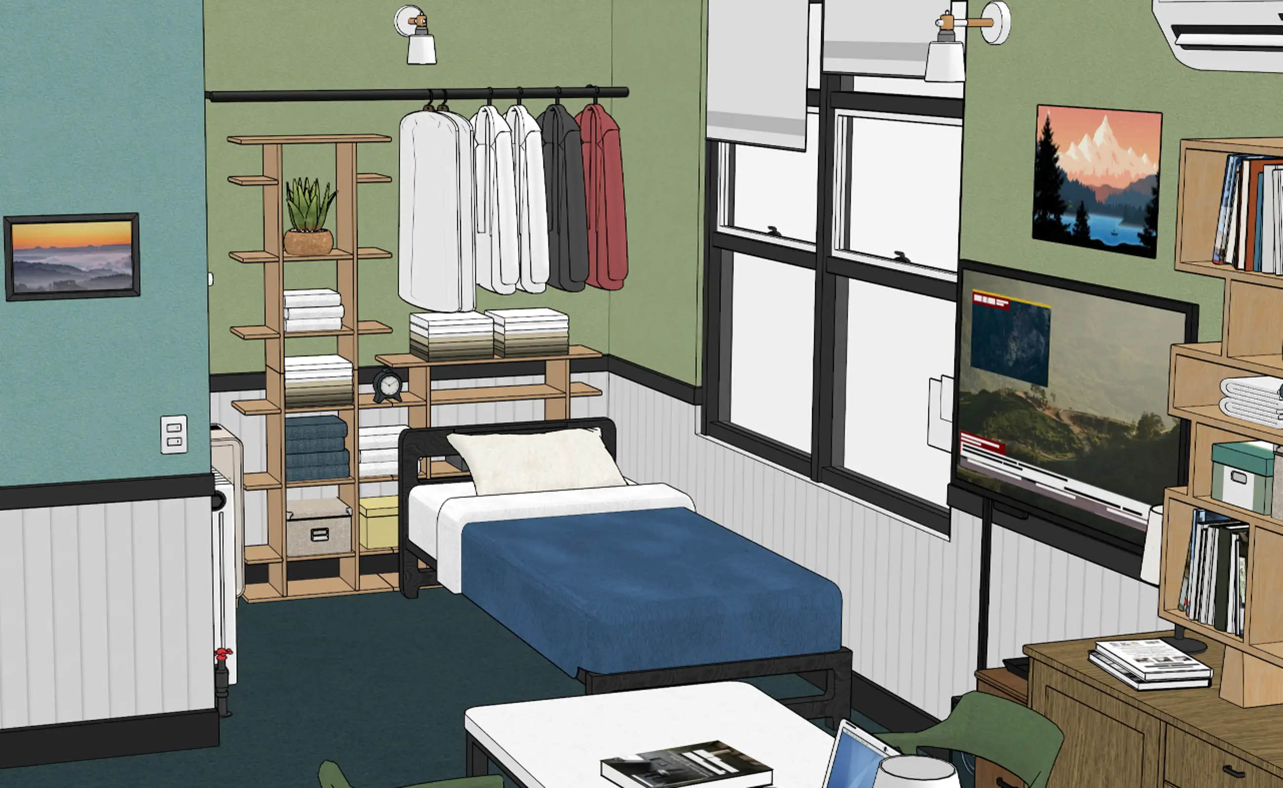 015 Small studio apartment (Type 2)