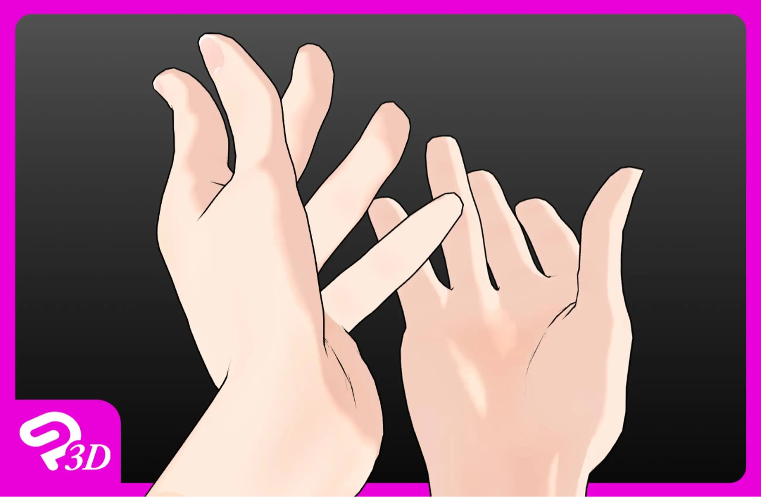 【3D】美しい女性の手（全６種）