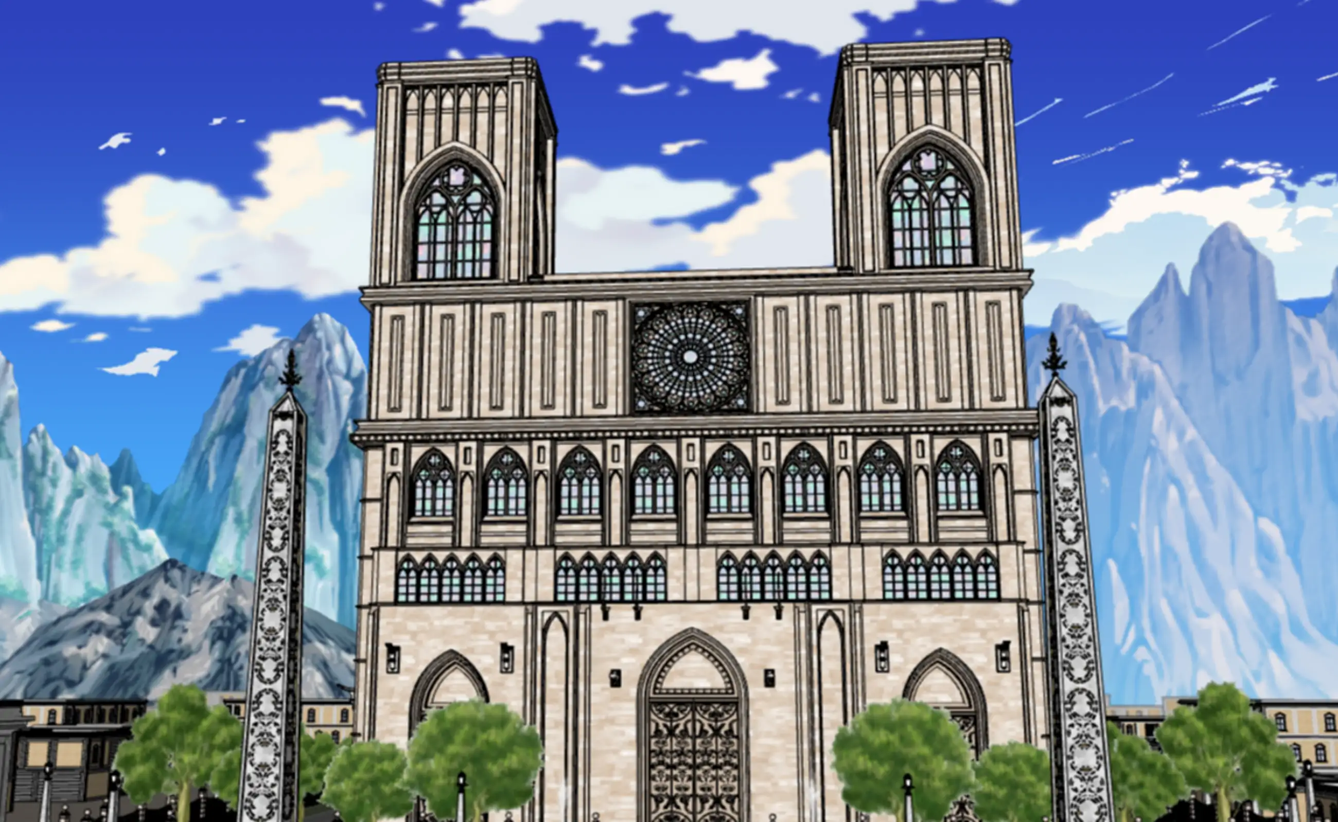 Splendid Gothic cathedral