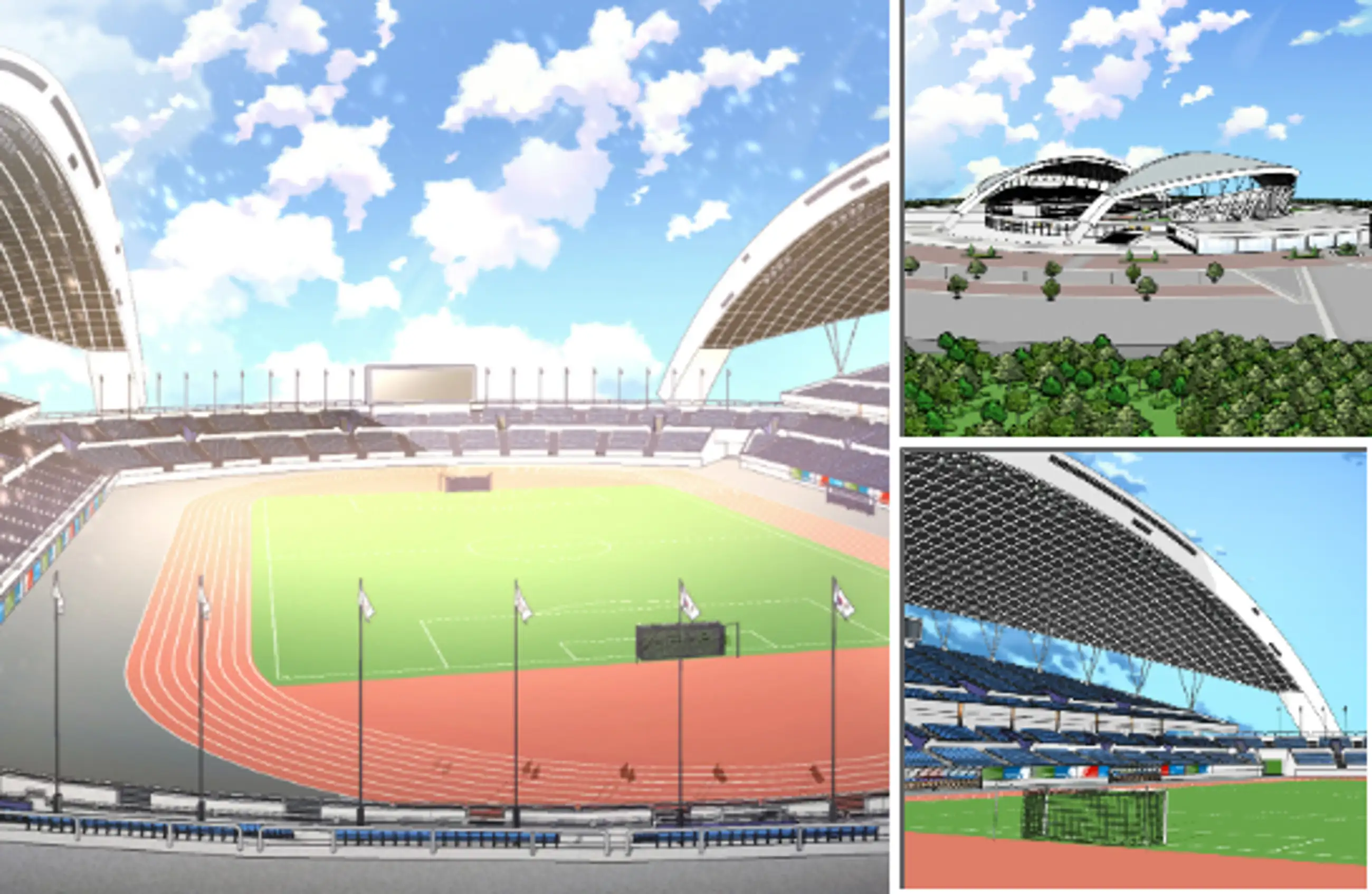 サッカー競技場01(+内部)