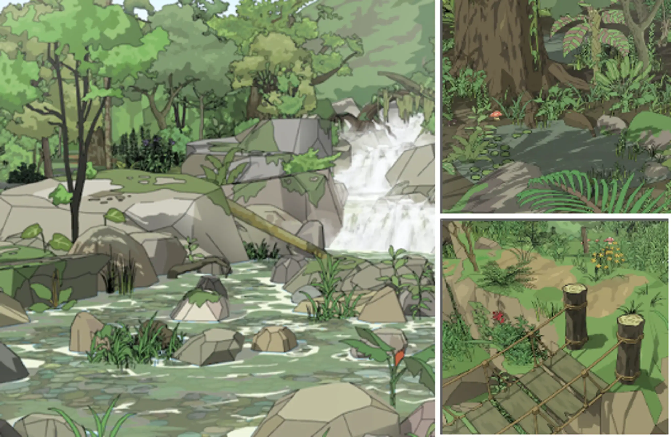 [Sketchup Natural Object & Grass Brush] Optimized for Webtoon Production!