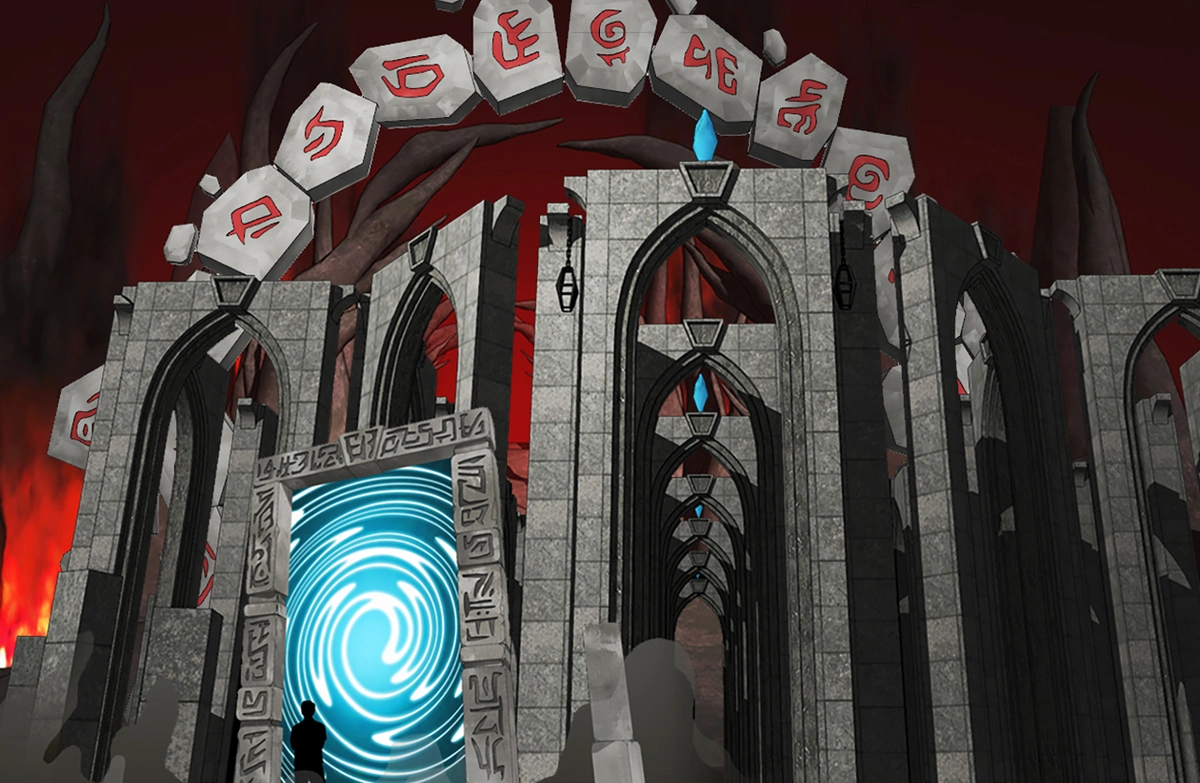 Fantasy genre is a must! Sketchup 3D background set of 101