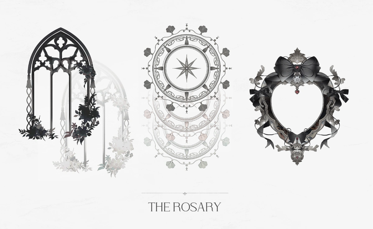 The Rosary-ゴシック風フレームセット