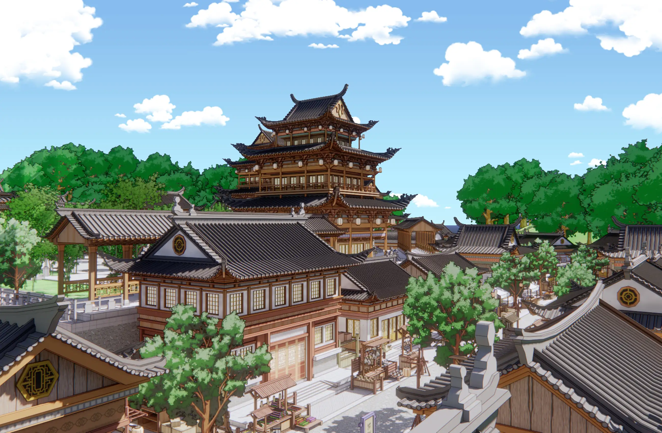 東洋ファンタジー武侠時代劇セット