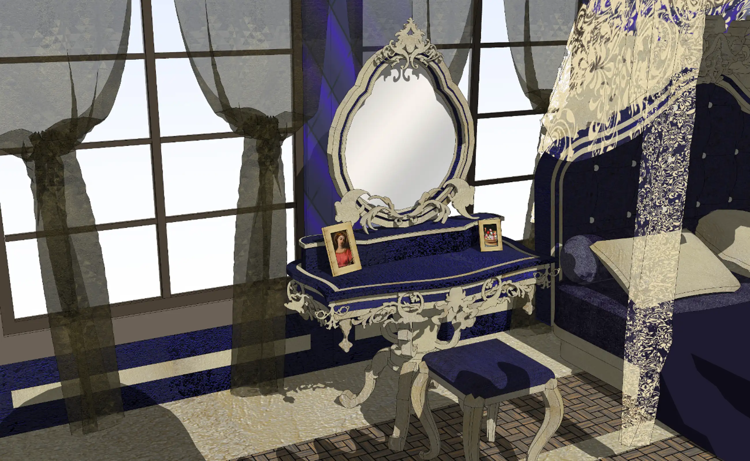 [Romance Fantasy] Elegant and antique room of the princess