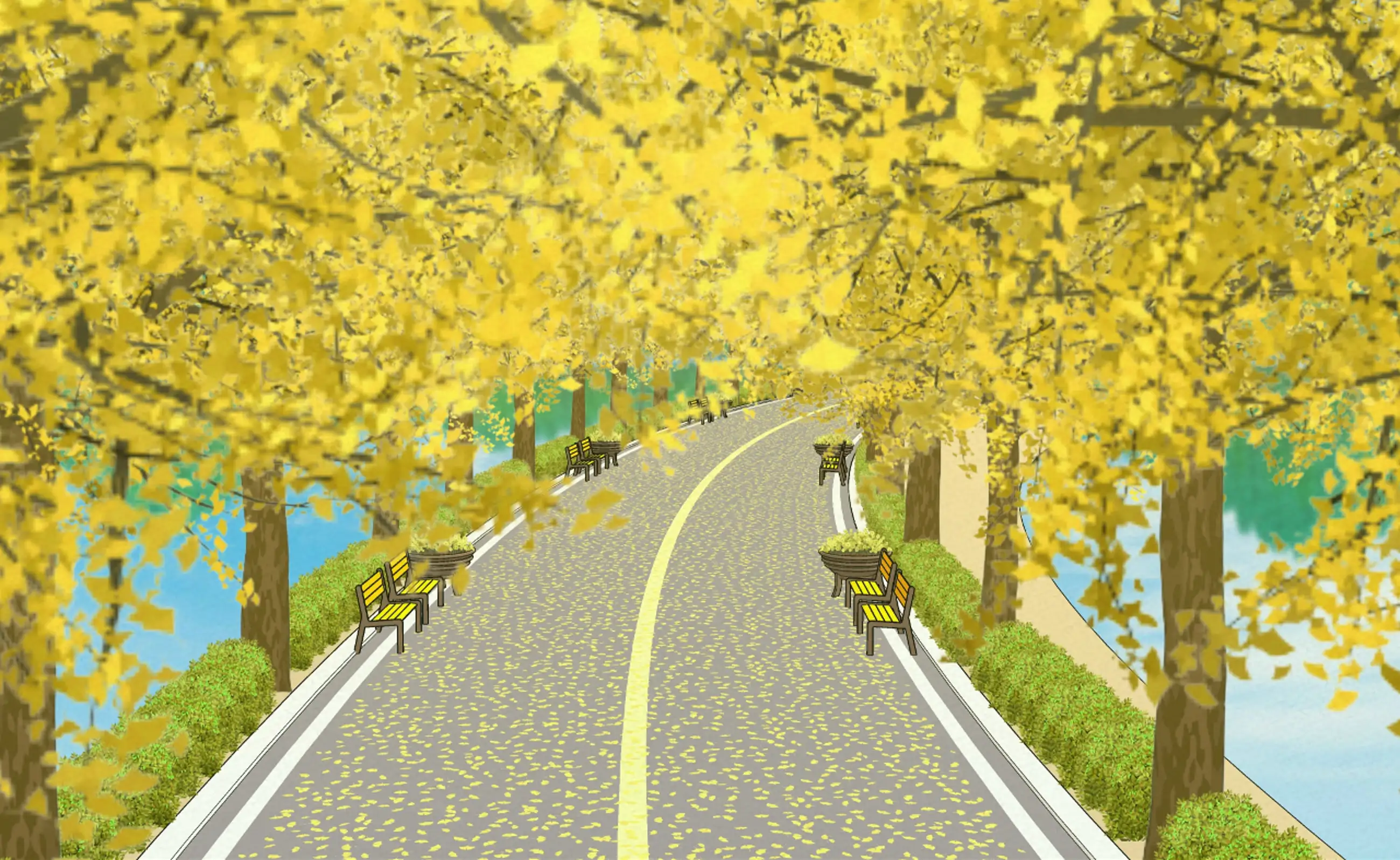 Ginkgo trail