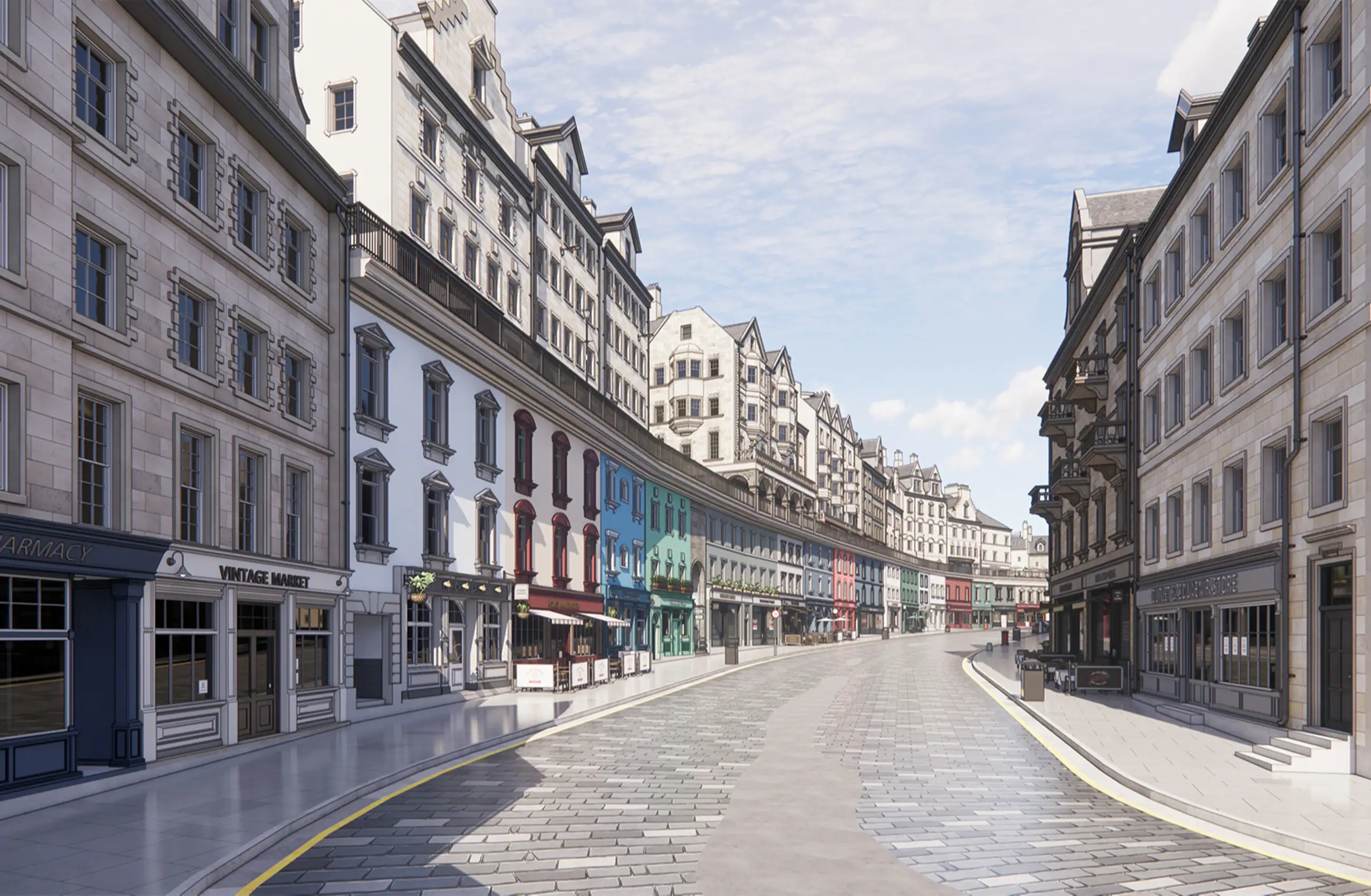 Edinburgh [Main Commercial Street]