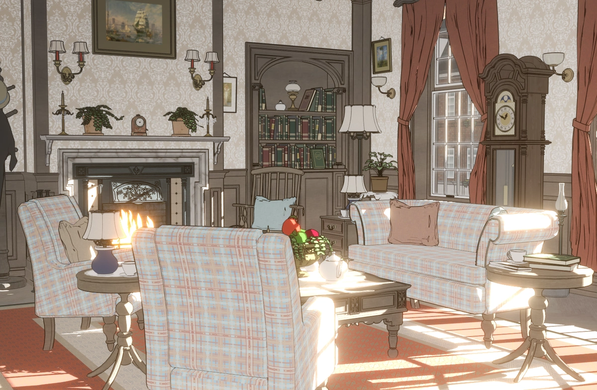 Living Room - a modest but cozy Victorian house