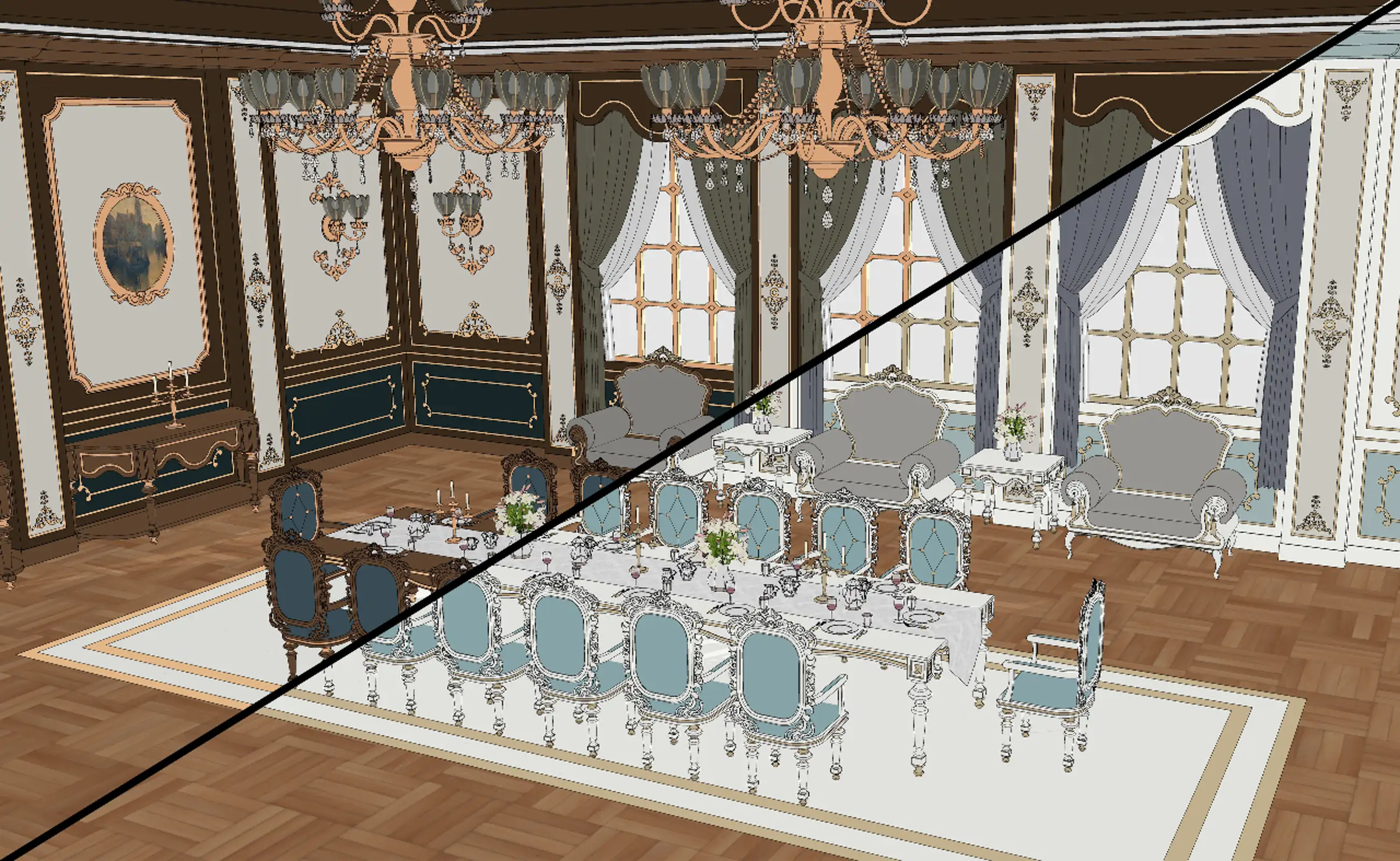 Romance Fantasy Dining Room 2