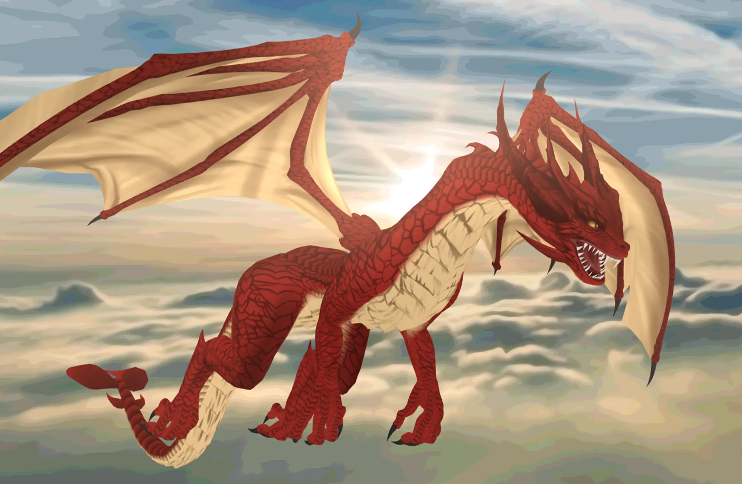 Mysterious and Dreamy Spiritual - Dragon Single Product [3D Creature]