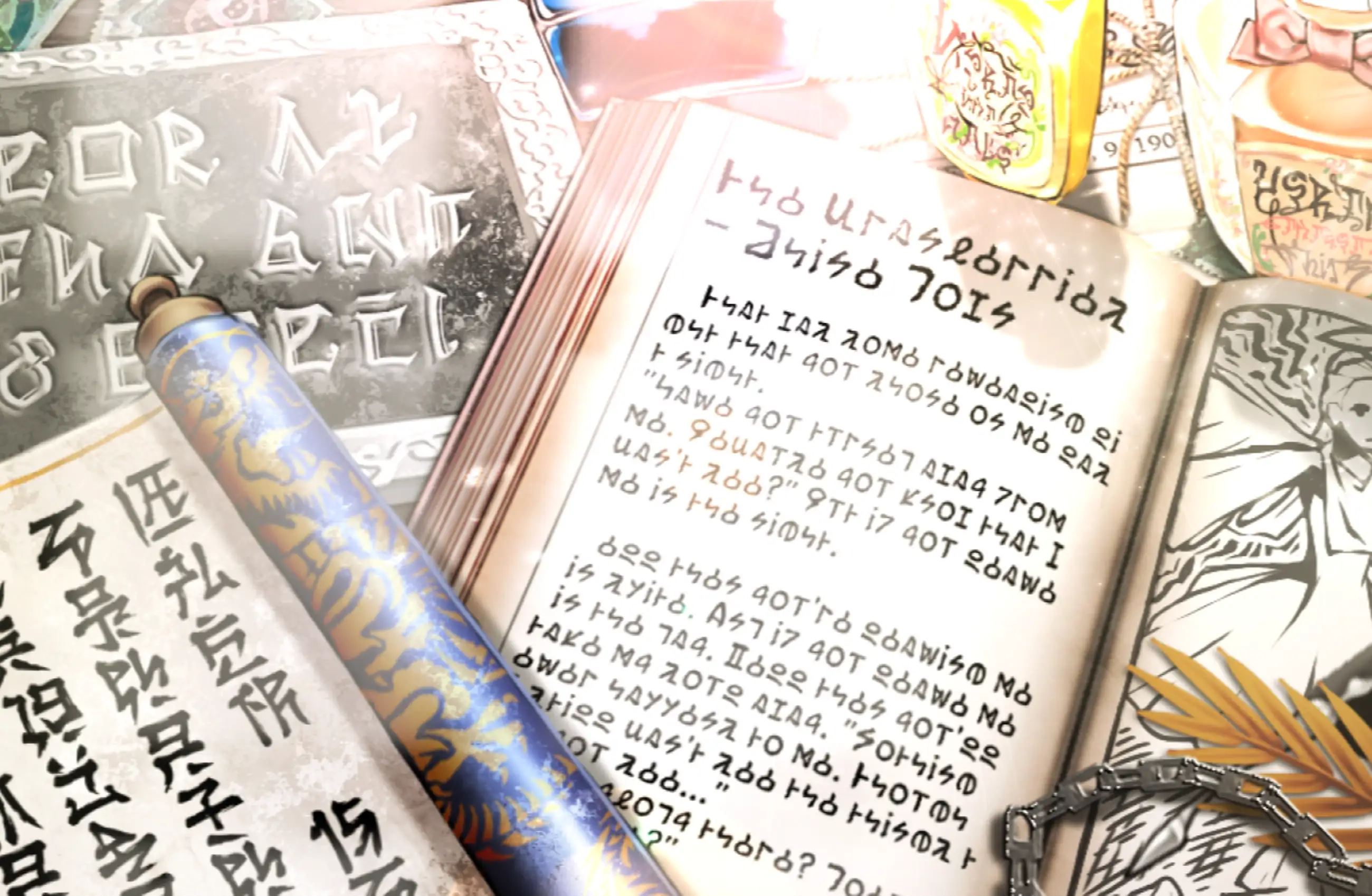 Fantasy Text Font - Ruvetia & Torma & Woodheden & Seyul (Deco, Alter) Set