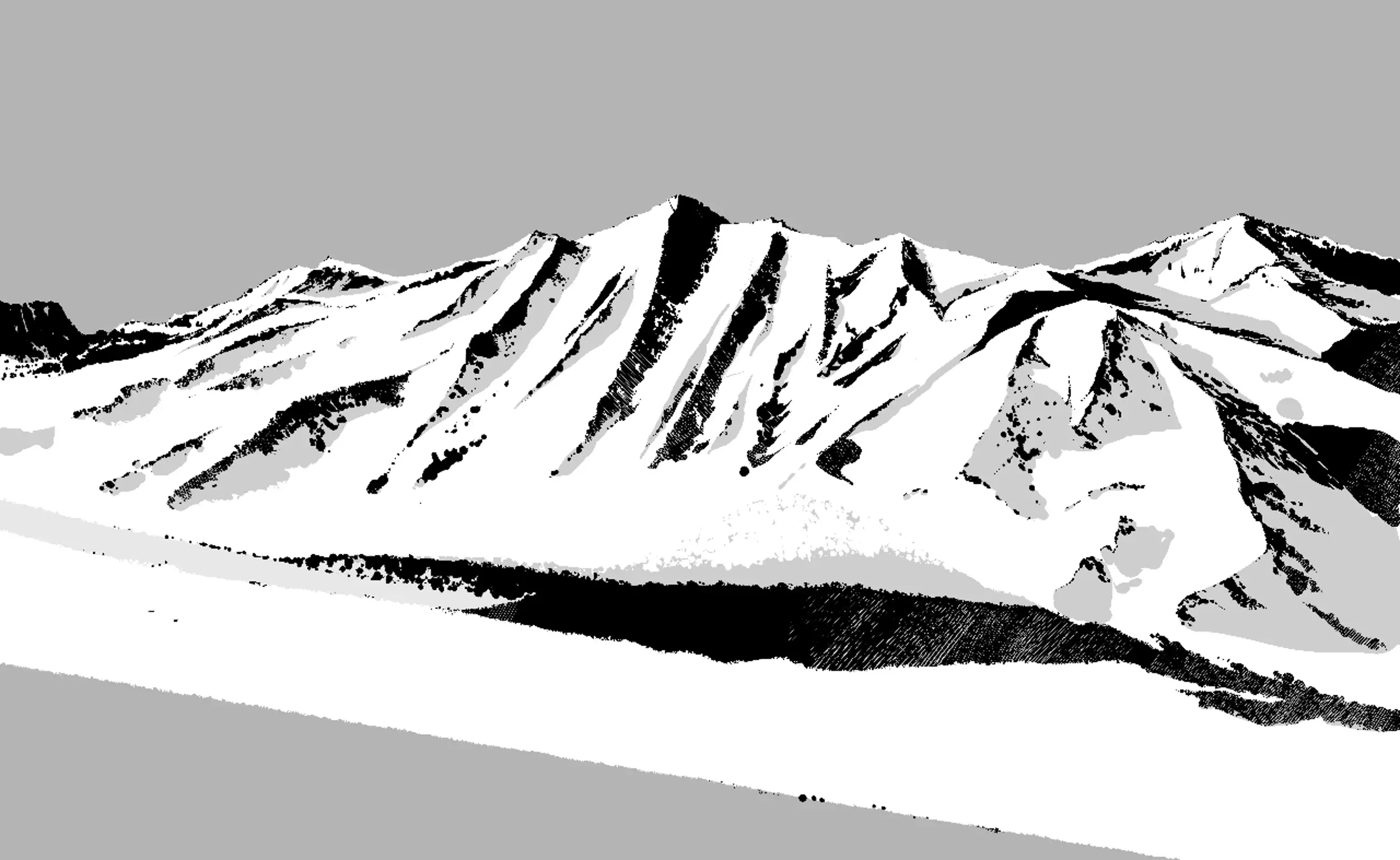 山03（雪山）