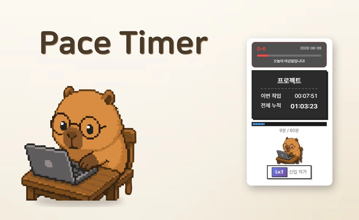 Pace Timer - Timer to keep the workflow alive
