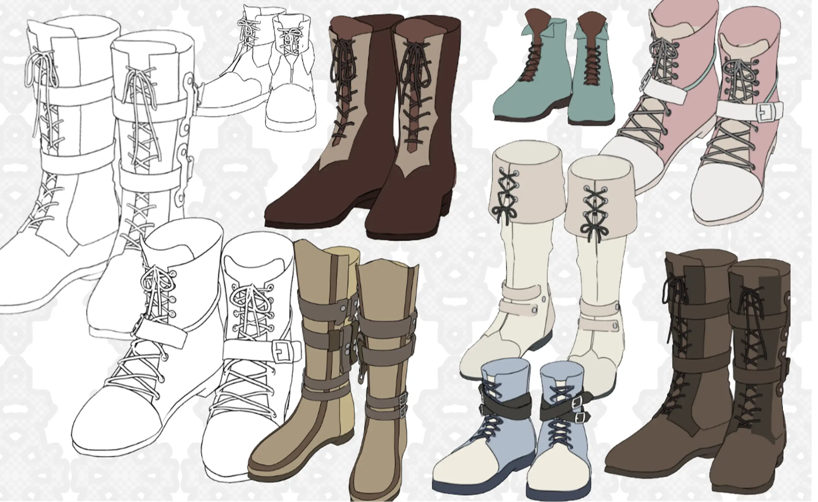 Fantasy Boot Set_25 Full Set