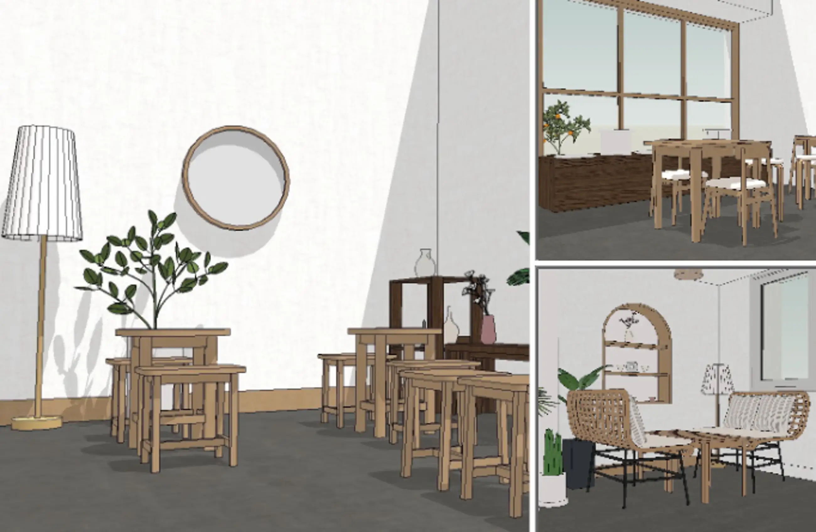 [Sketchup For Daily Life Works] Mood Cafe