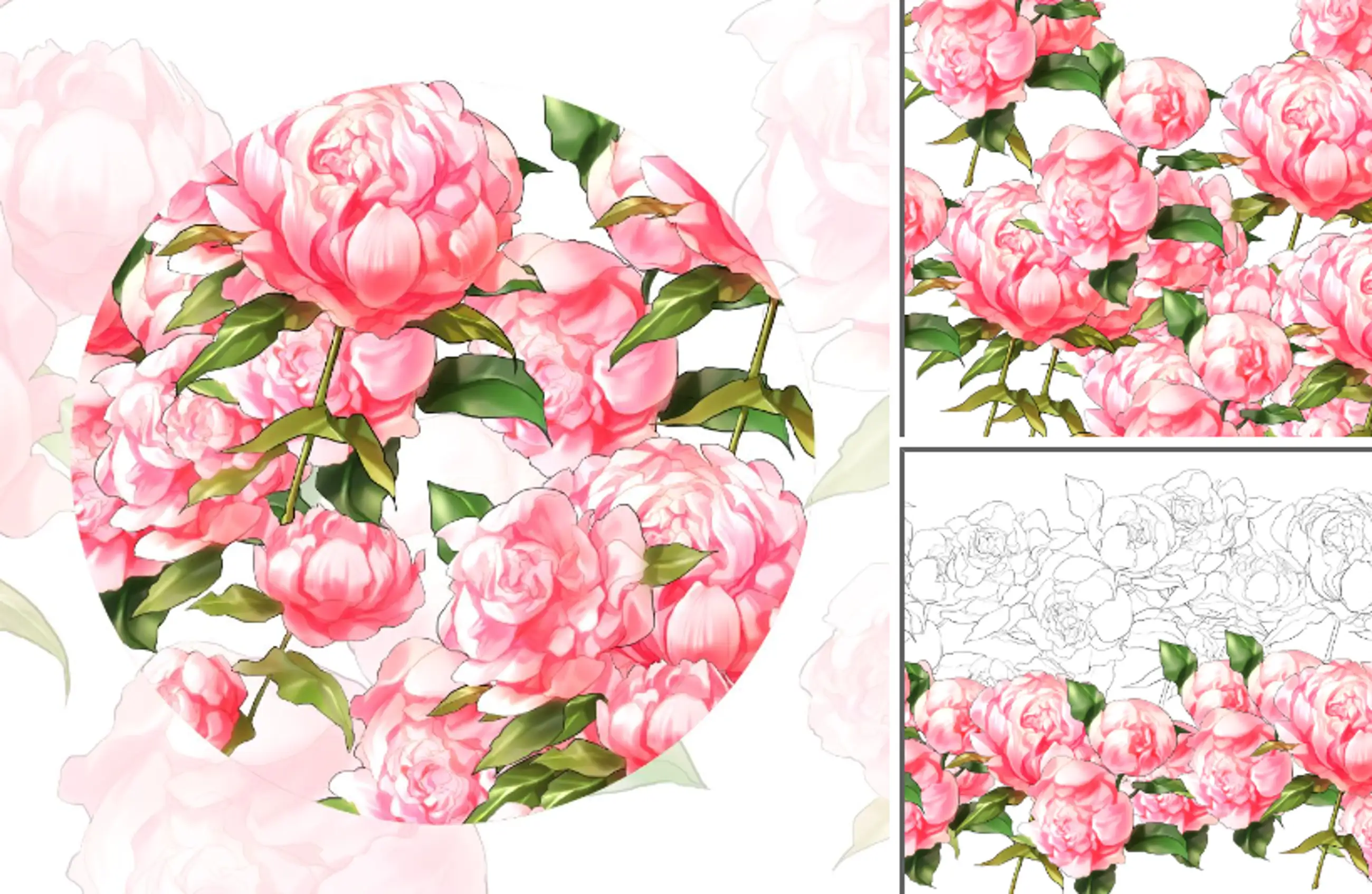 Peony Blossom Brush