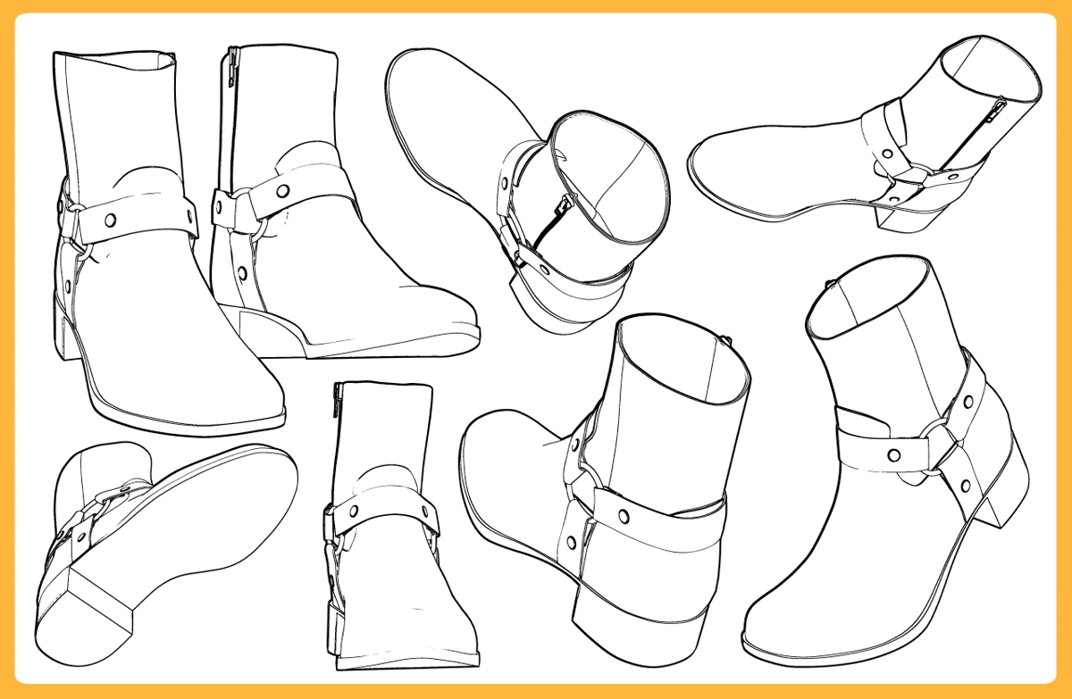 Harness boots