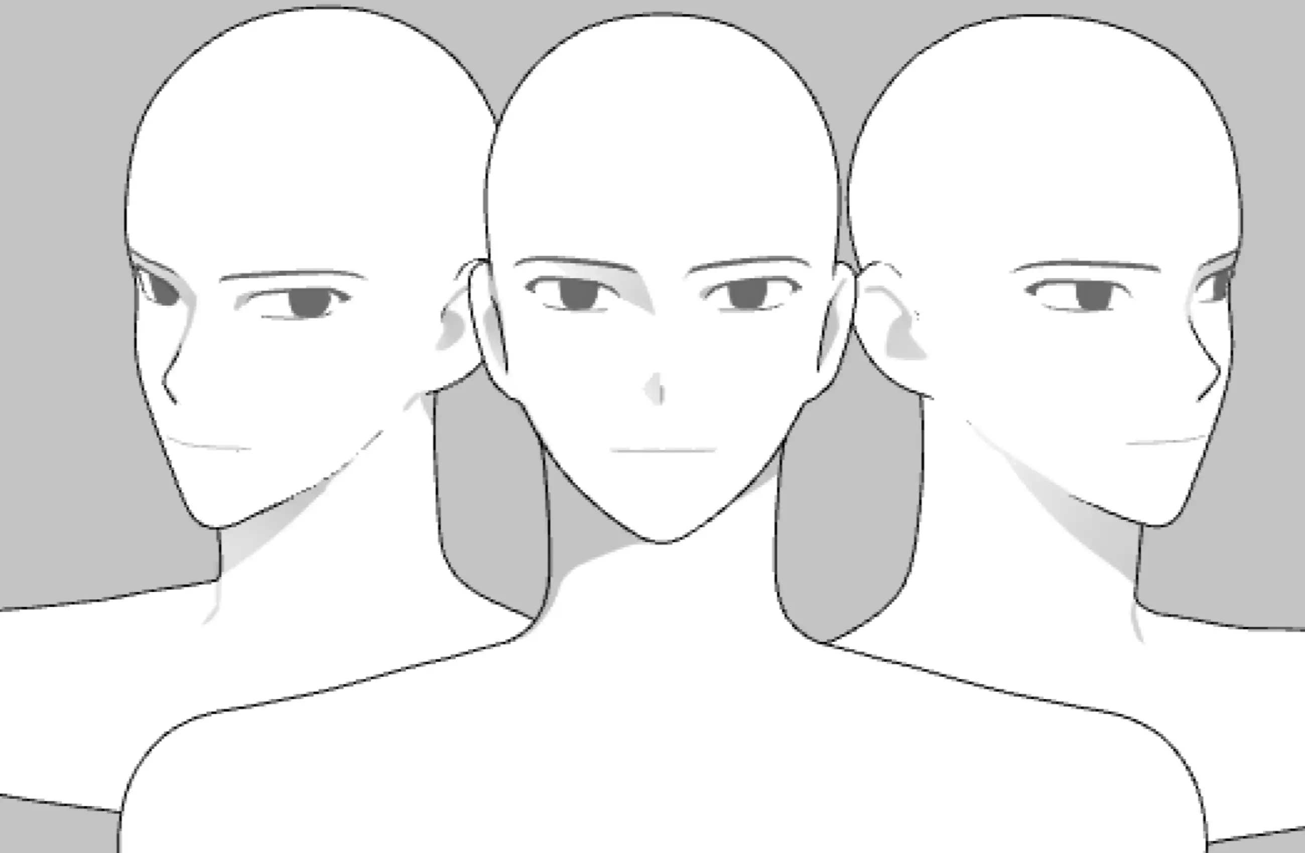 Male anime eye lineart - CLIP STUDIO ASSETS