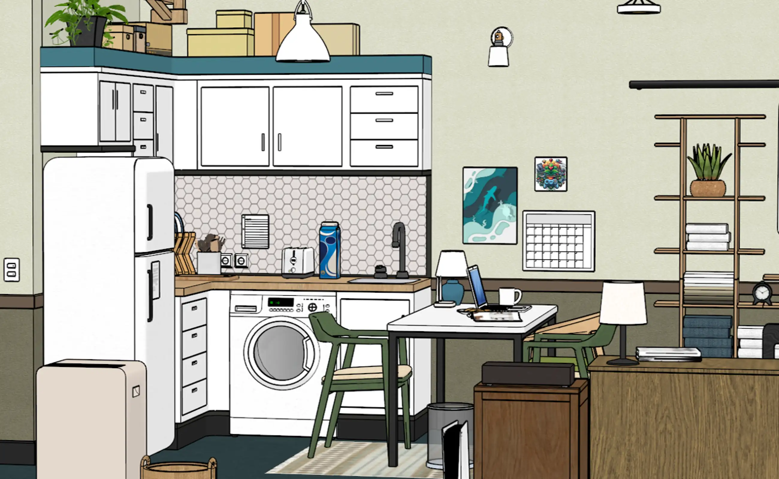 014 Small studio apartment (Type 1)