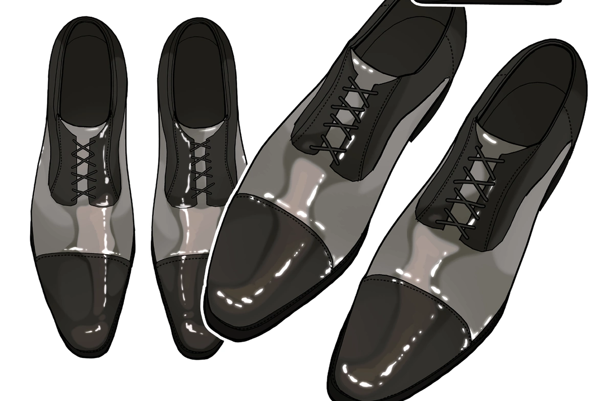 Elegant Brown and Black Shoes, 32 Brushes