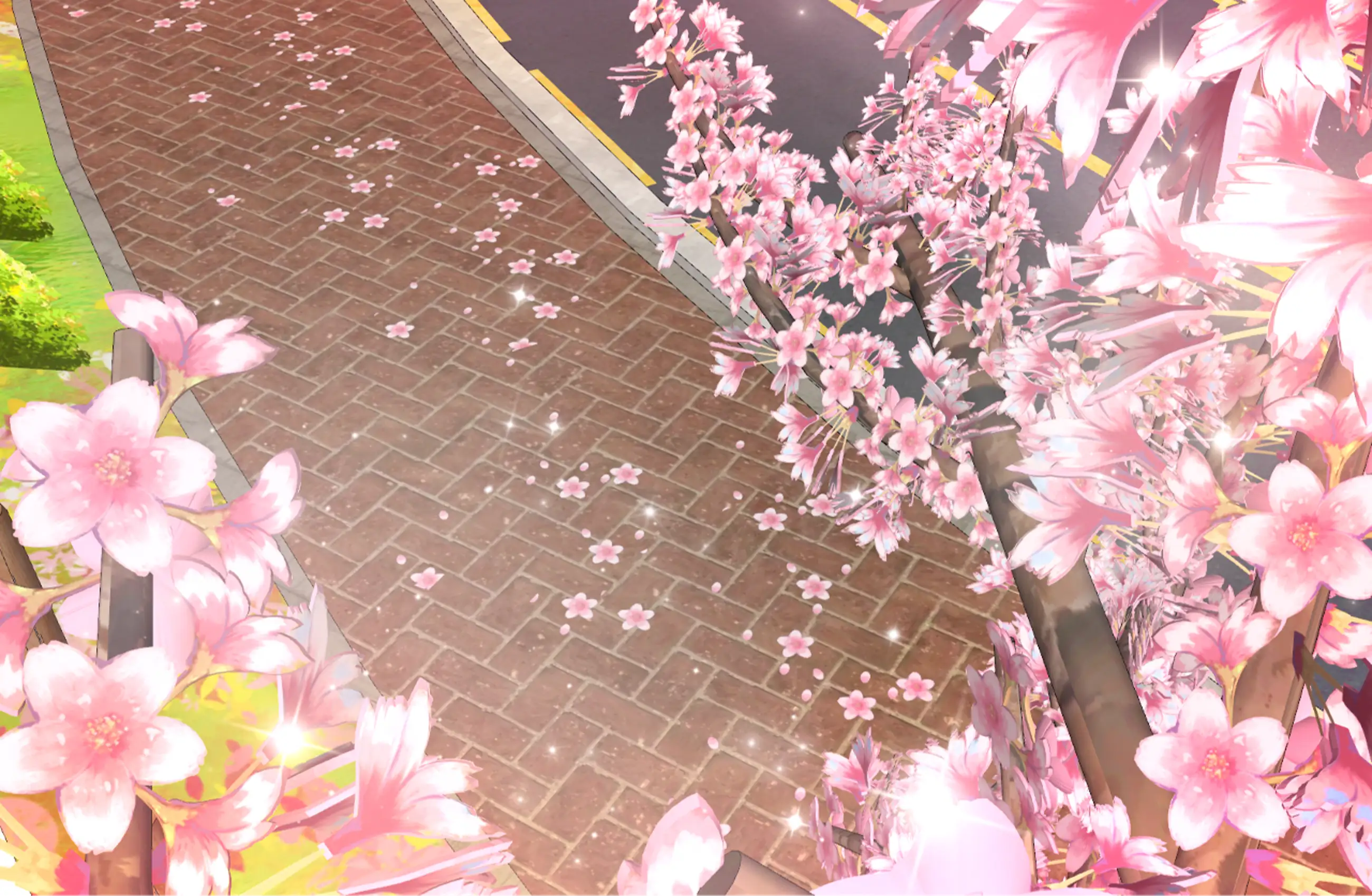 [봄]벚꽃이 피어있는 거리