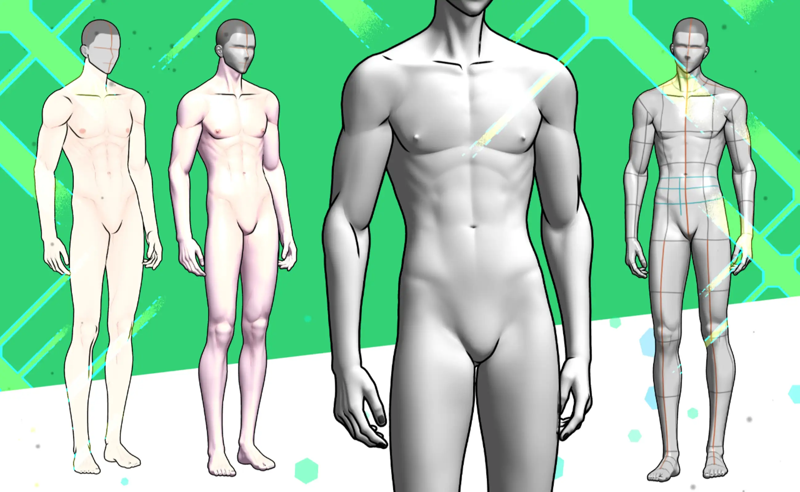 3D Average Man (A3)