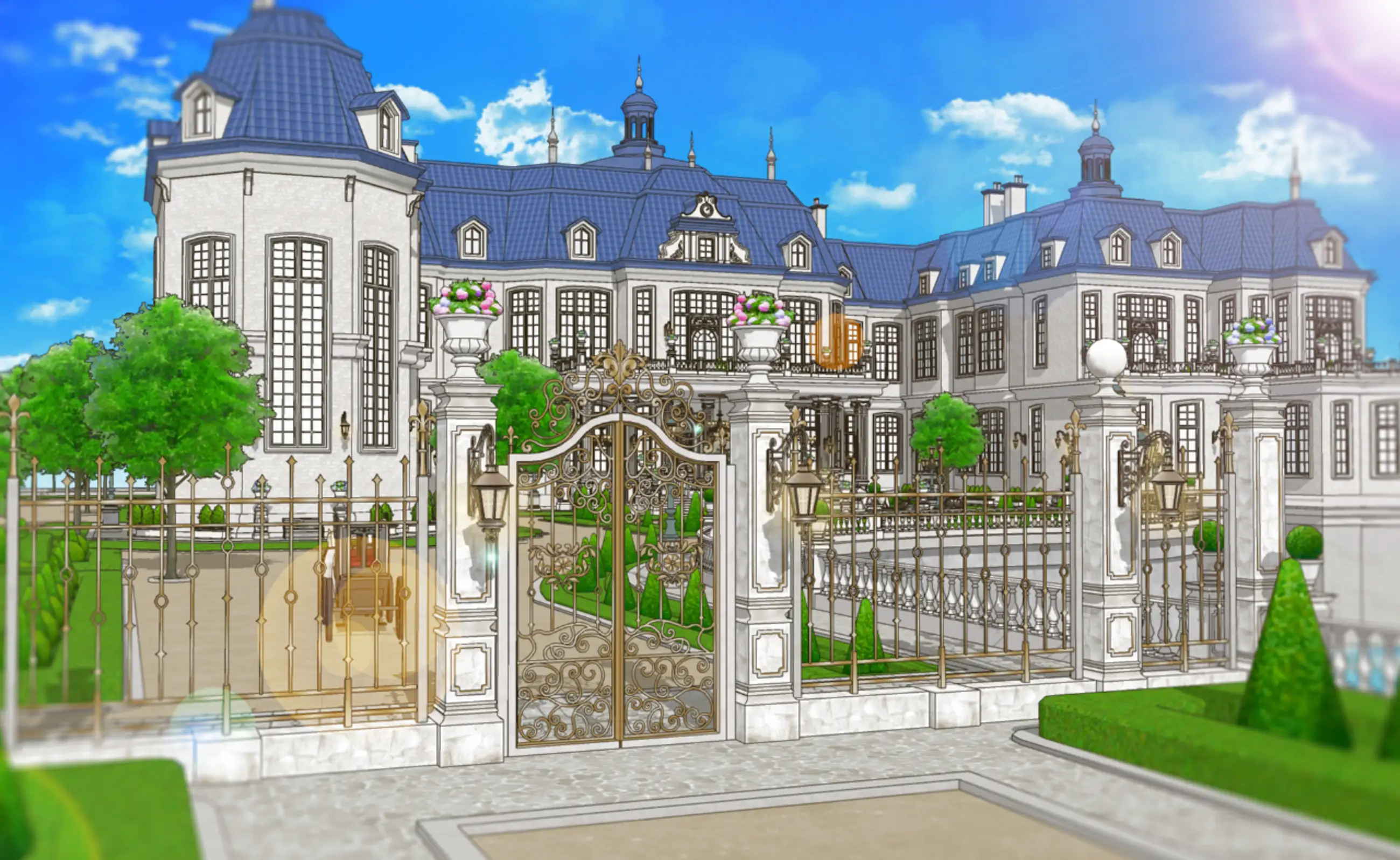 European classical mansion set