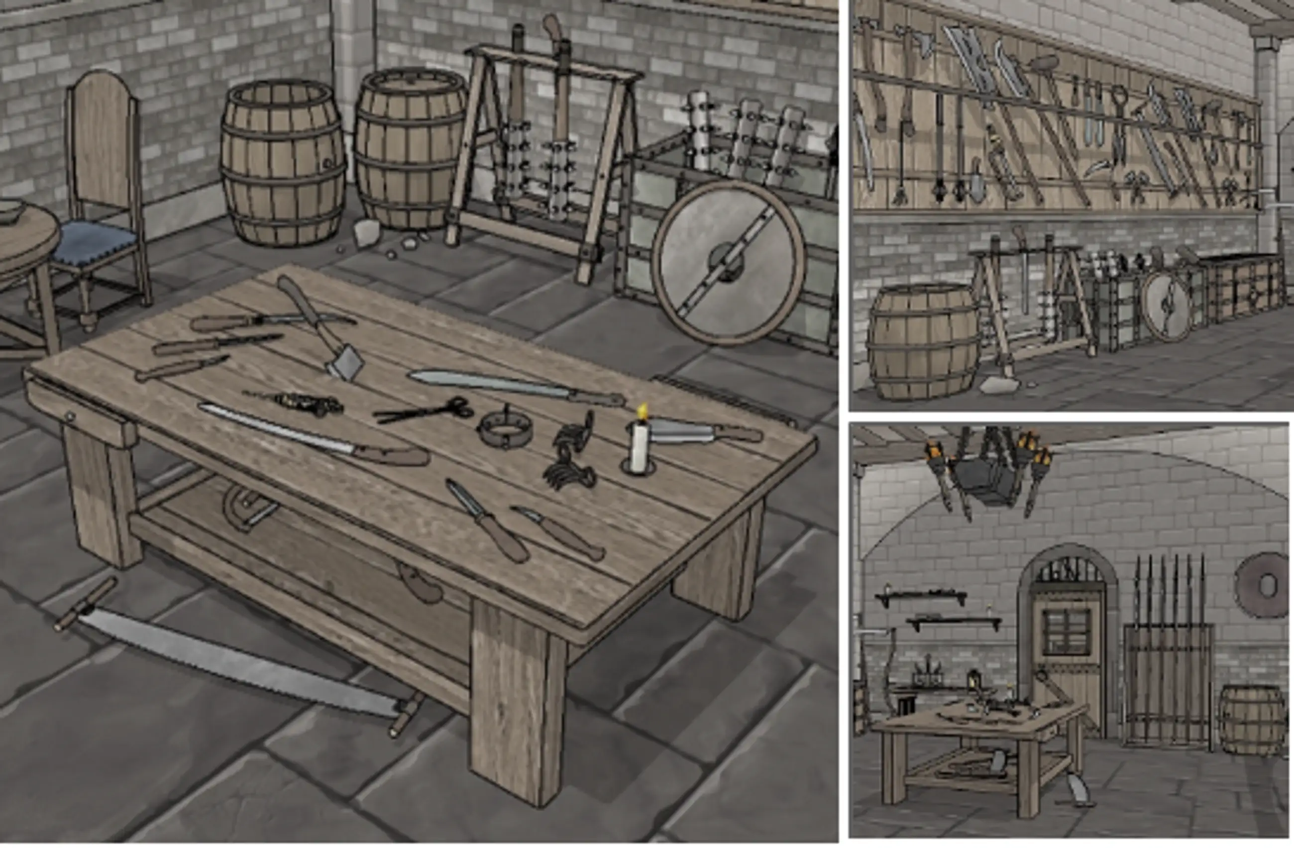 Medieval Fantasy - Weapons Warehouse