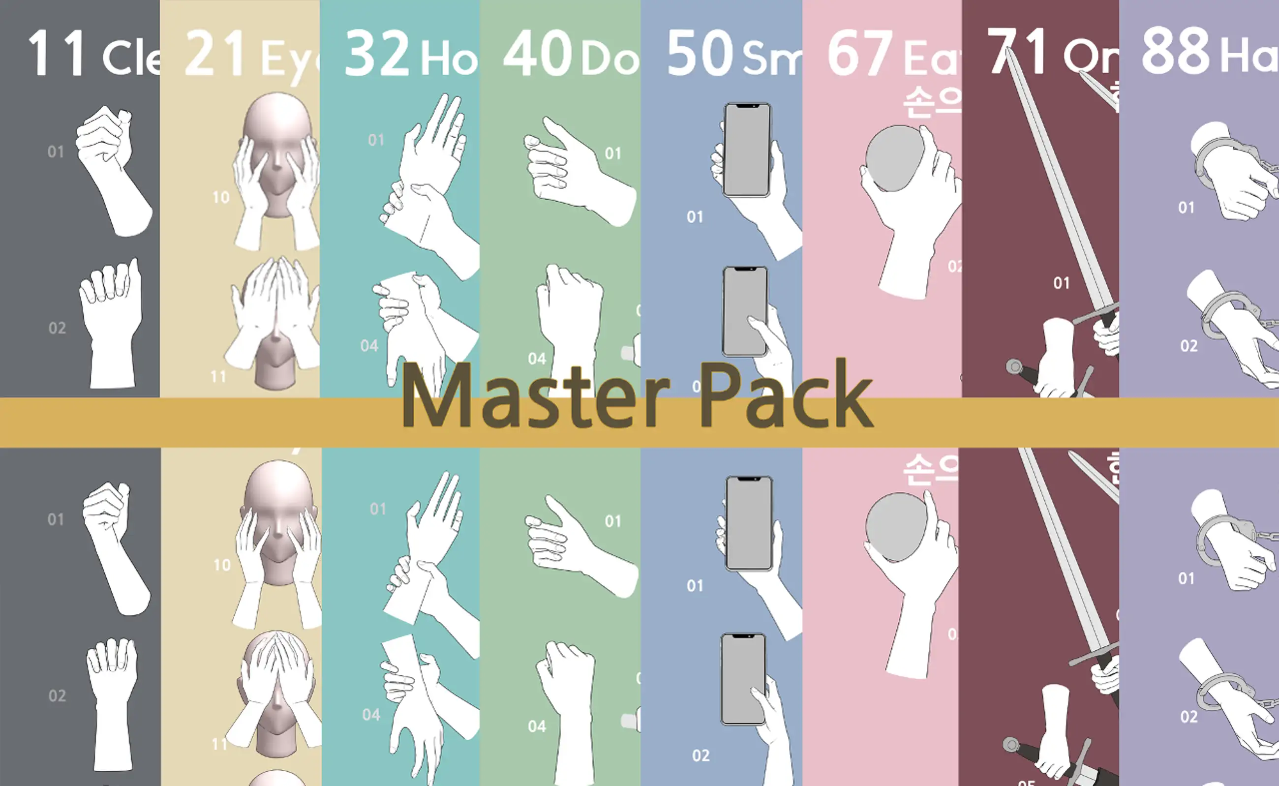 [Hand material] Master pack