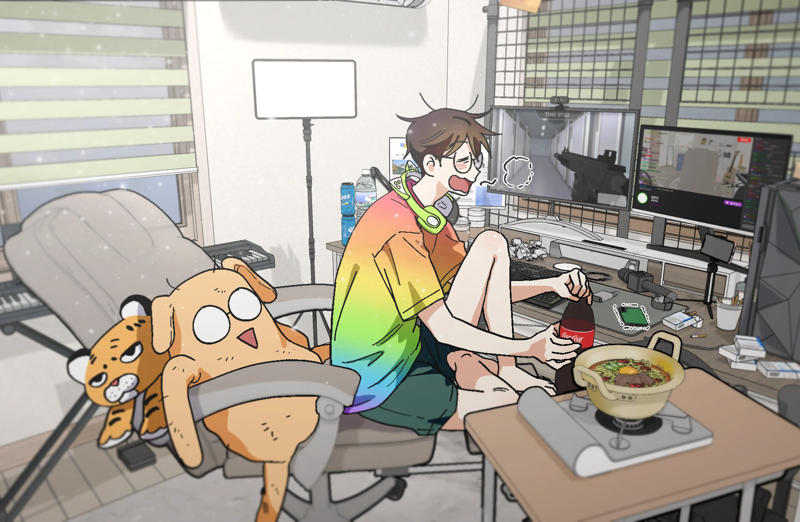 [2 Types] Online Broadcasting Room 01