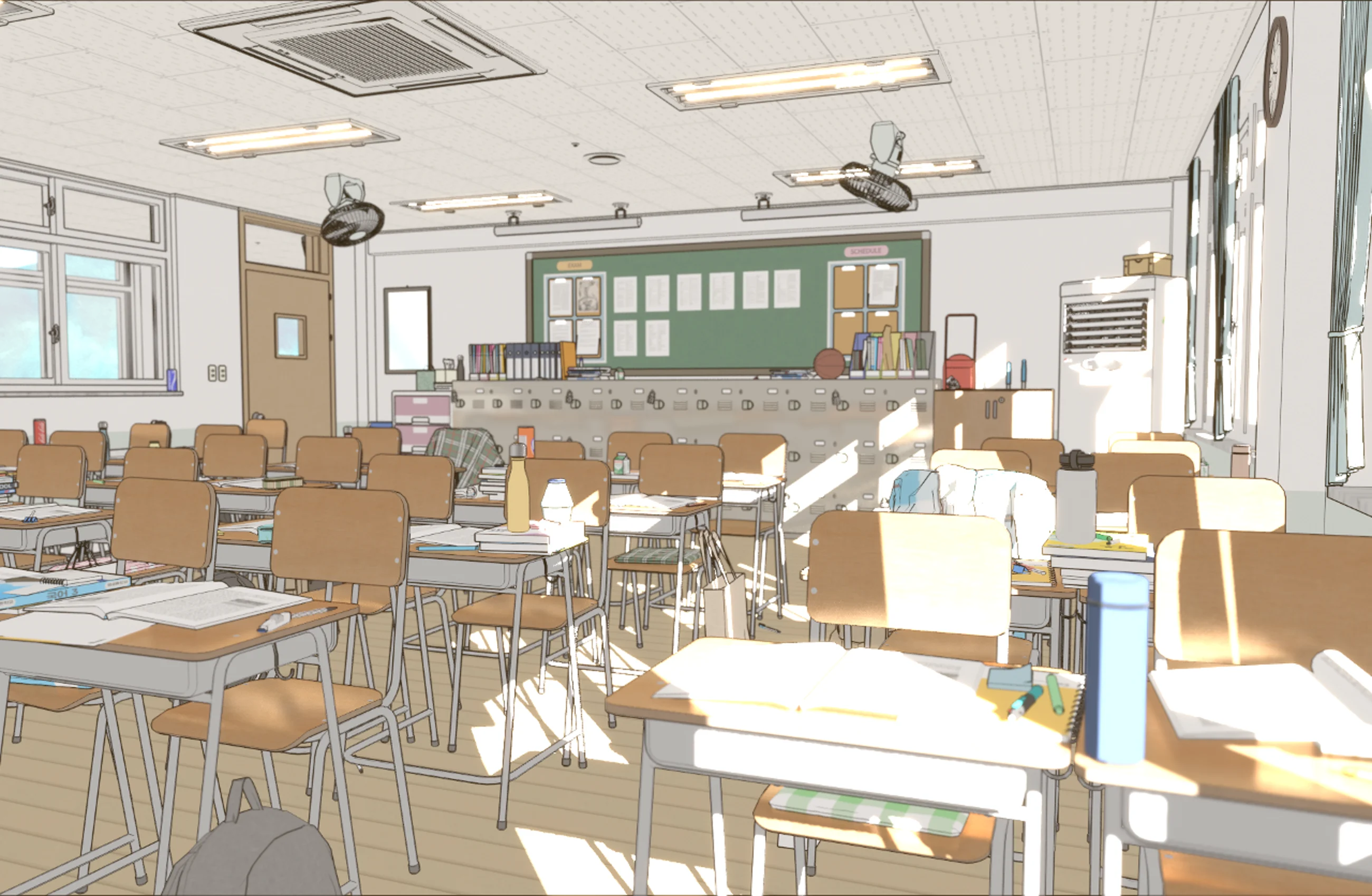 [School set] Our school & street / 19 kinds of complete set