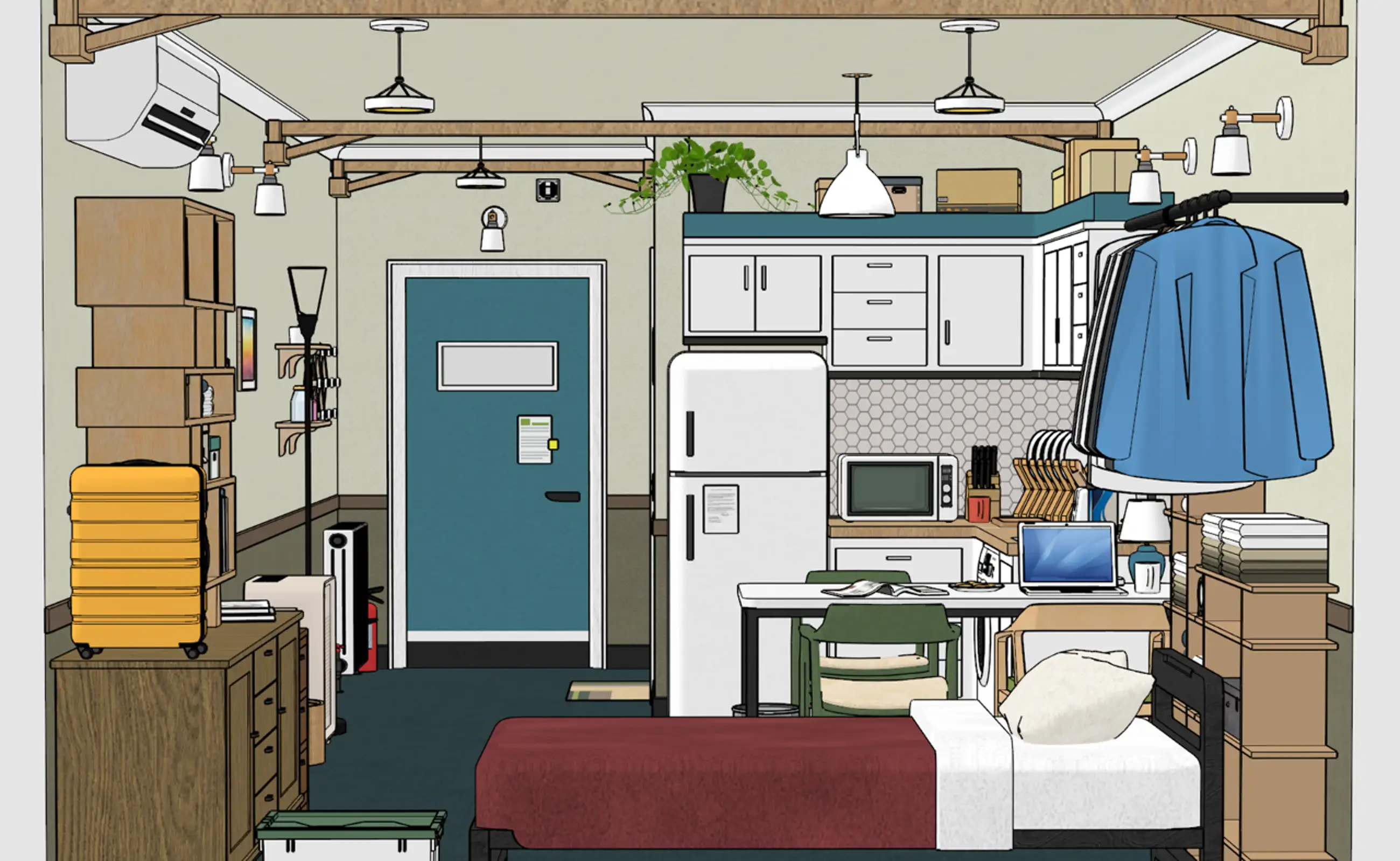 014 Small studio apartment (Type 1)