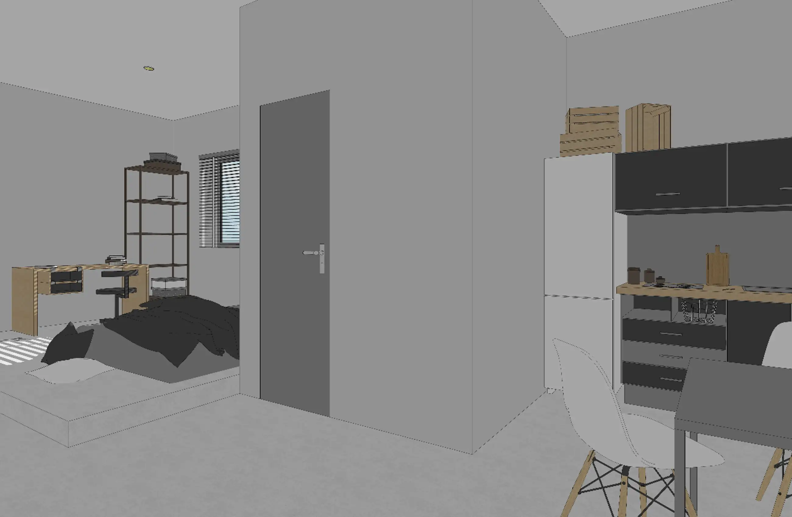 Small Apartment Interior