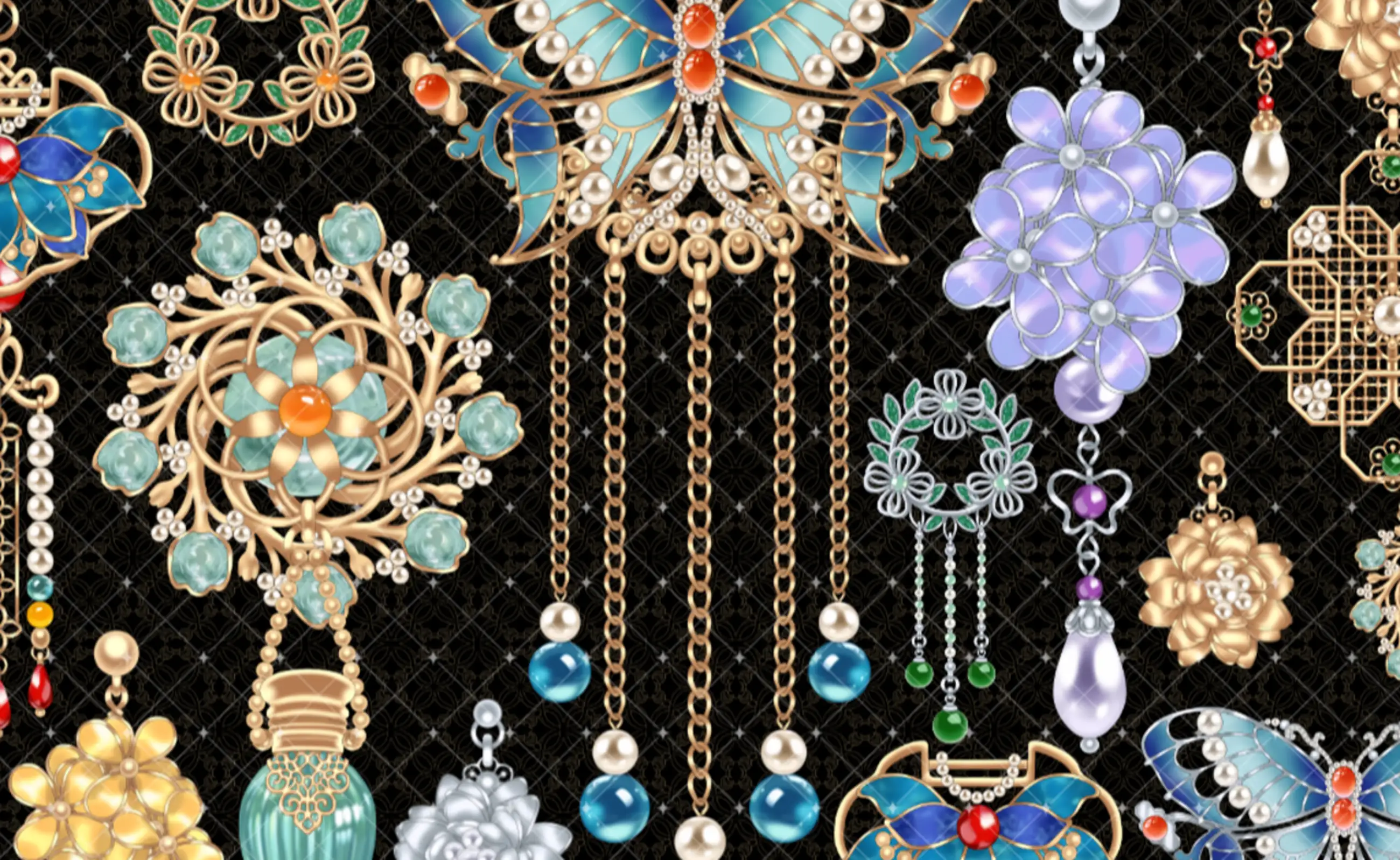 Oriental Jewelry Set-01