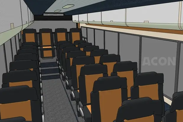 Inside and outside the express bus (23.02 Update ver.)