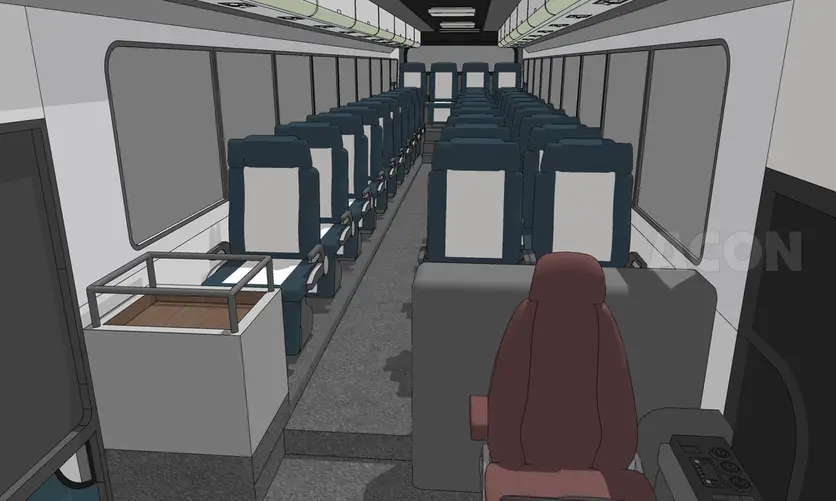 Inside and outside the express bus (23.02 Update ver.)