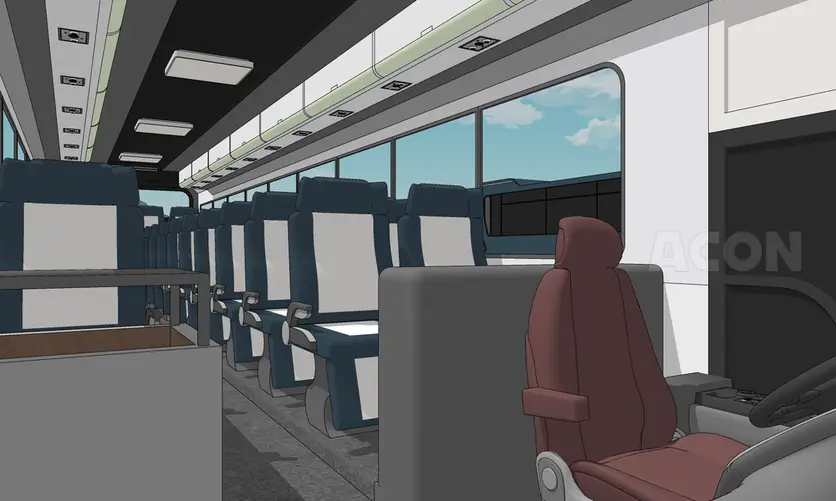 Inside and outside the express bus (23.02 Update ver.)