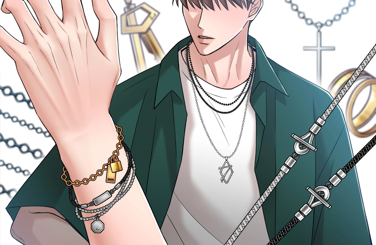 Men's accessories necklace, bracelets