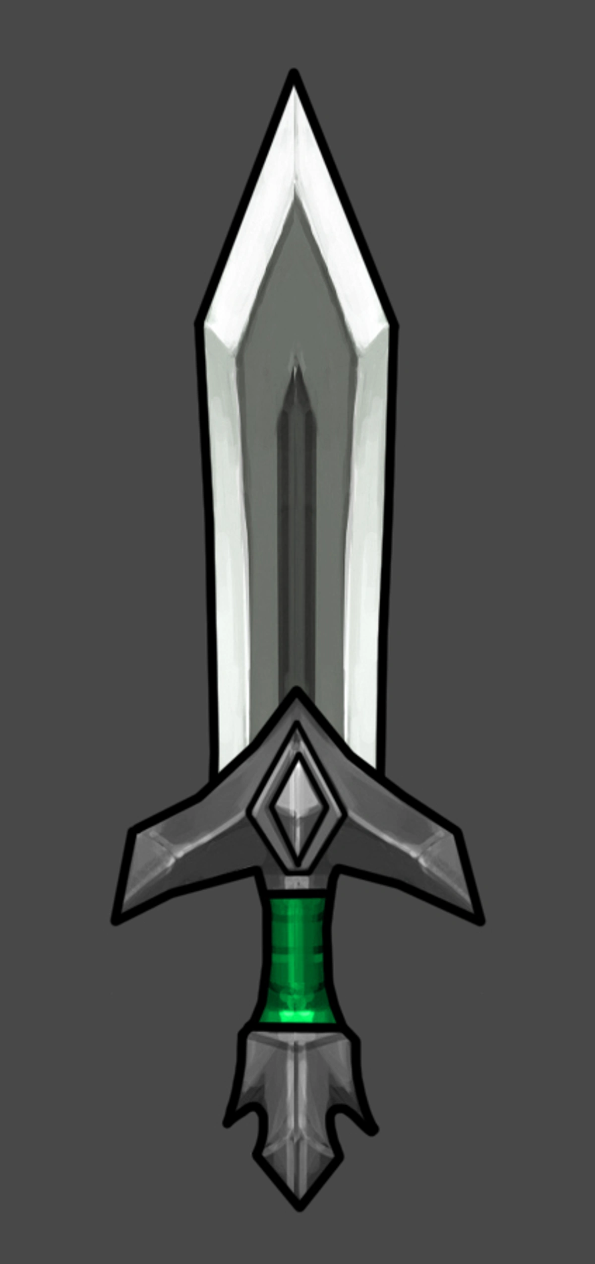 Weapon Sward 03 005 silvergreen weapon-sward-03-005-silvergreen