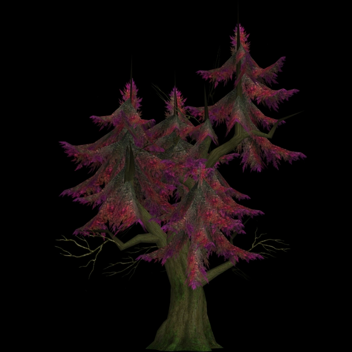 Pointy Tree (Red)